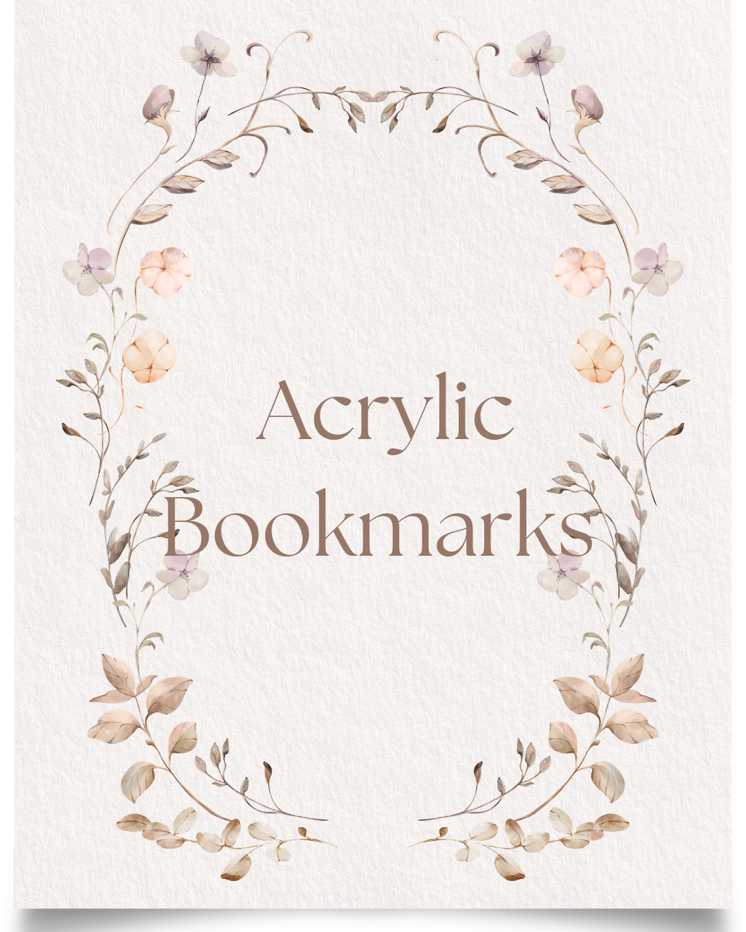 Acrylic Bookmark