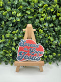 Spread the Love of Jesus Sticker