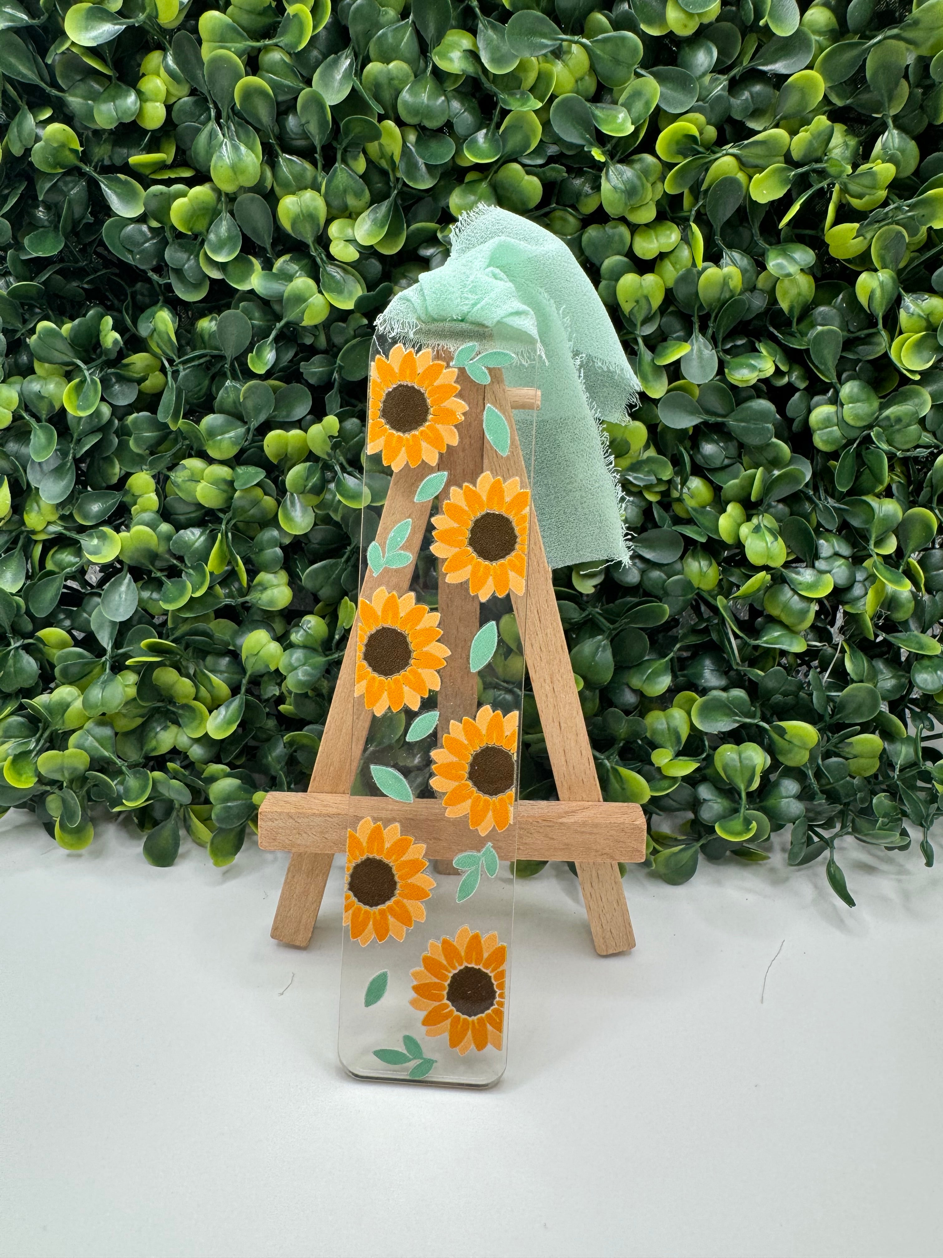 Simple Sunflower Bookmark