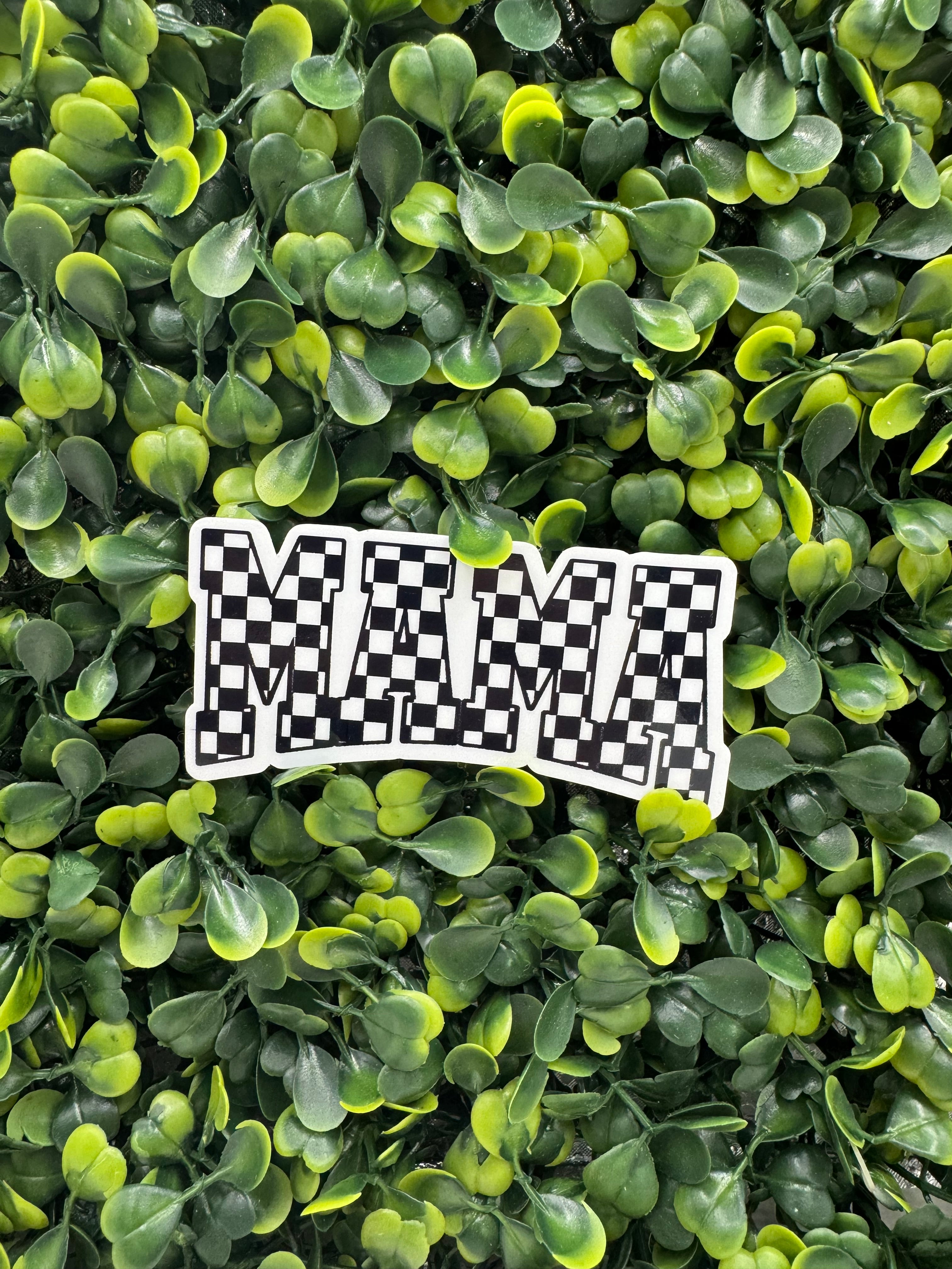 Checkered MAMA Sticker