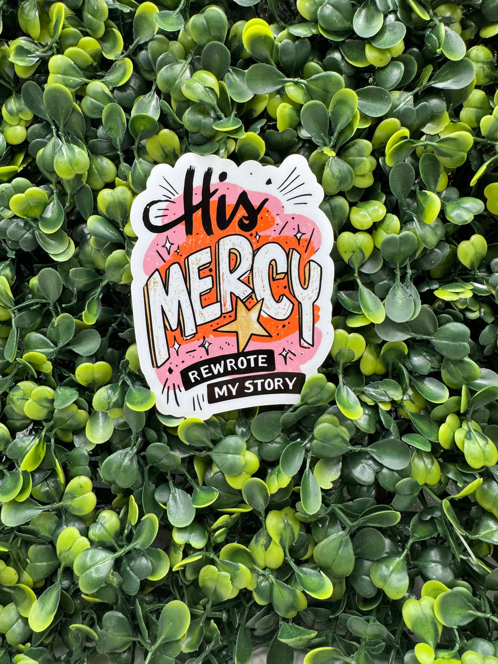 His Mercy Sticker