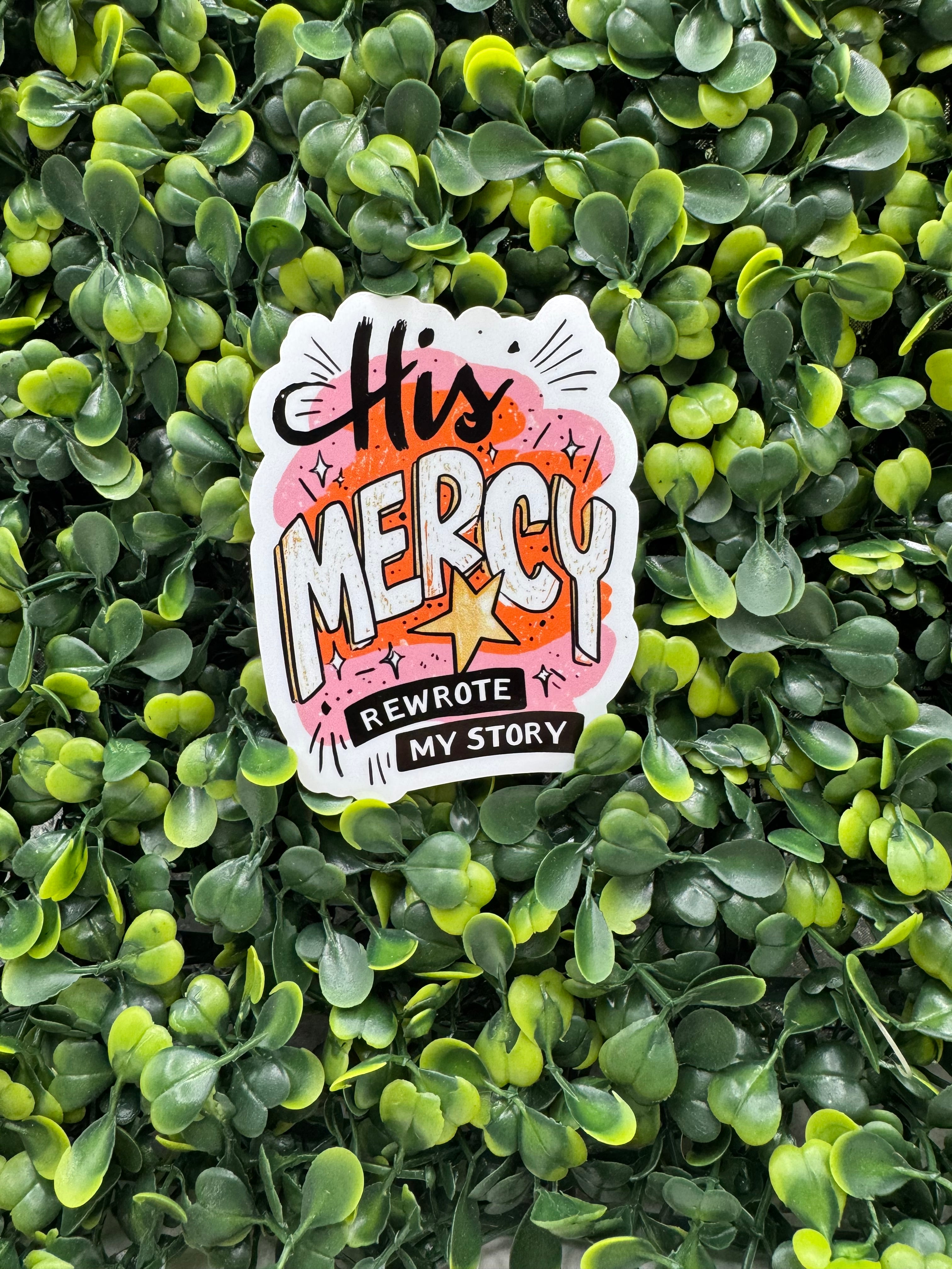 His Mercy Sticker