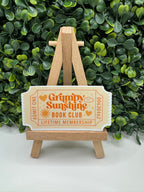 Grumpy Sunshine Ticket Sticker