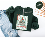 All Booked for Christmas Sweatshirt