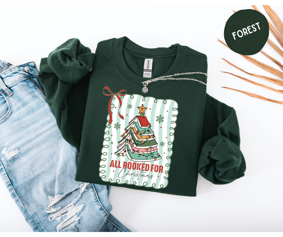 All Booked for Christmas Sweatshirt