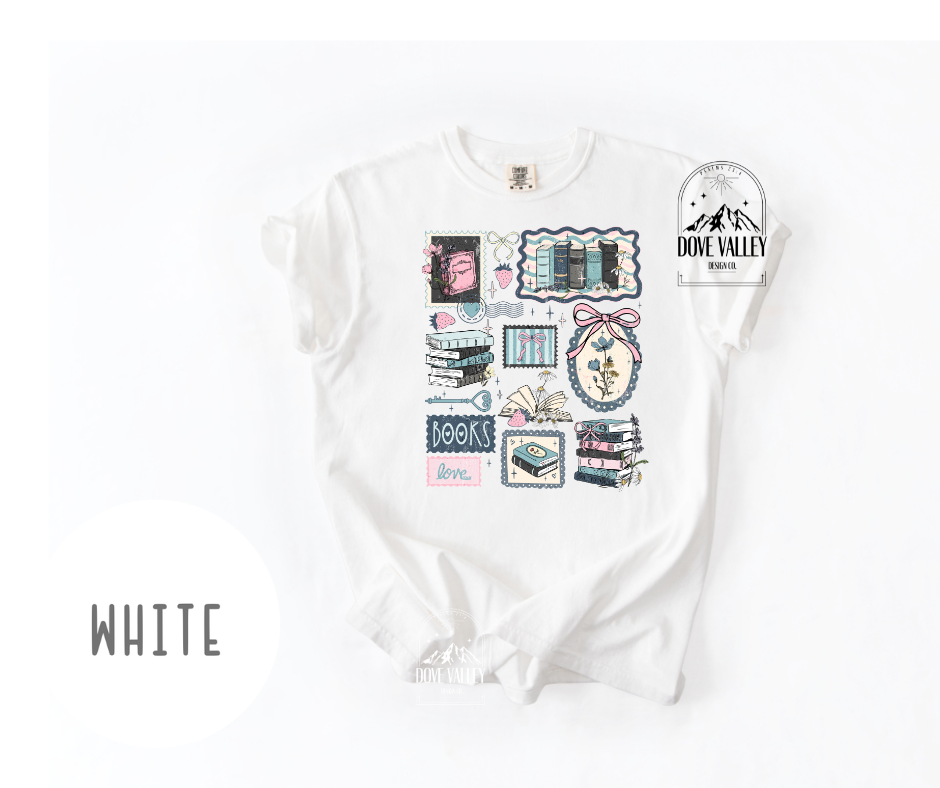 Bookish Stamp T-shirt
