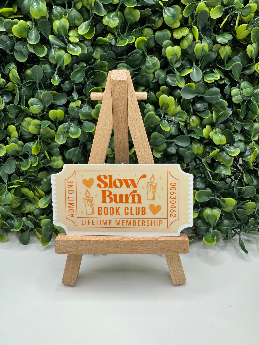 Slow Burn Ticket Sticker