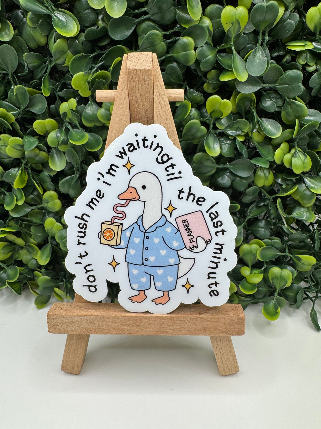 Last Minute Goose Sticker
