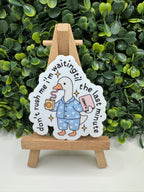 Last Minute Goose Sticker
