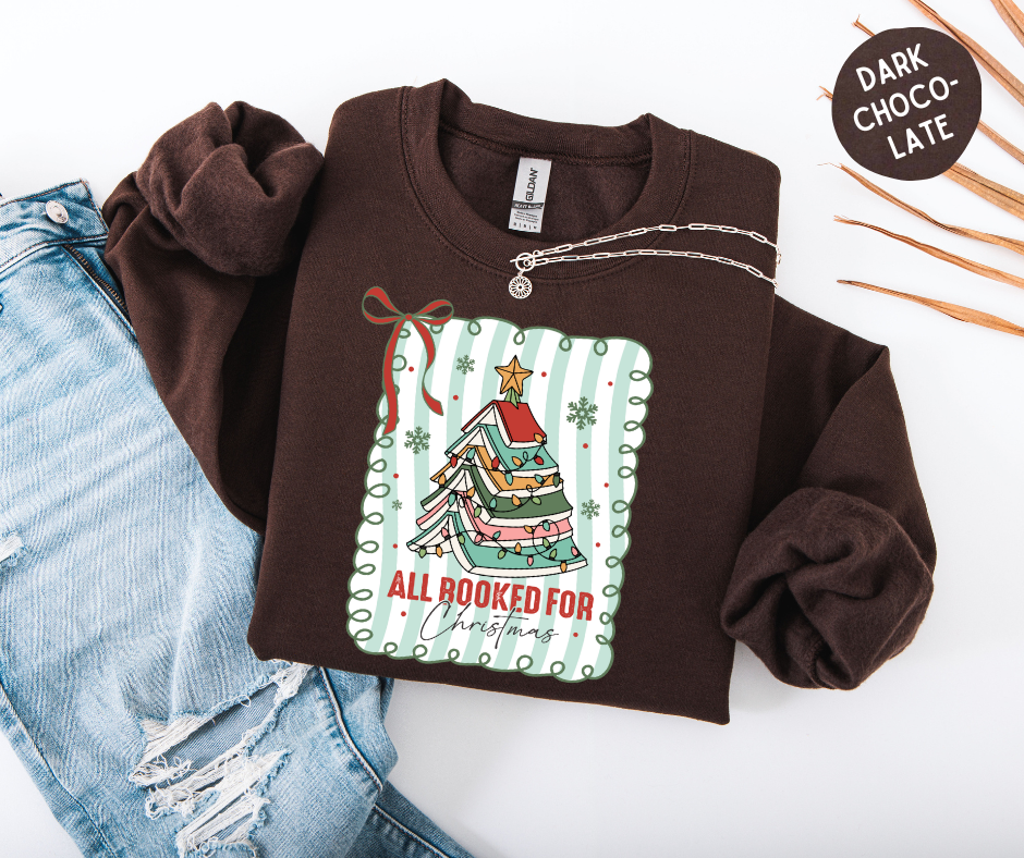 All Booked for Christmas Sweatshirt