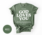 God Loves You T-shirt