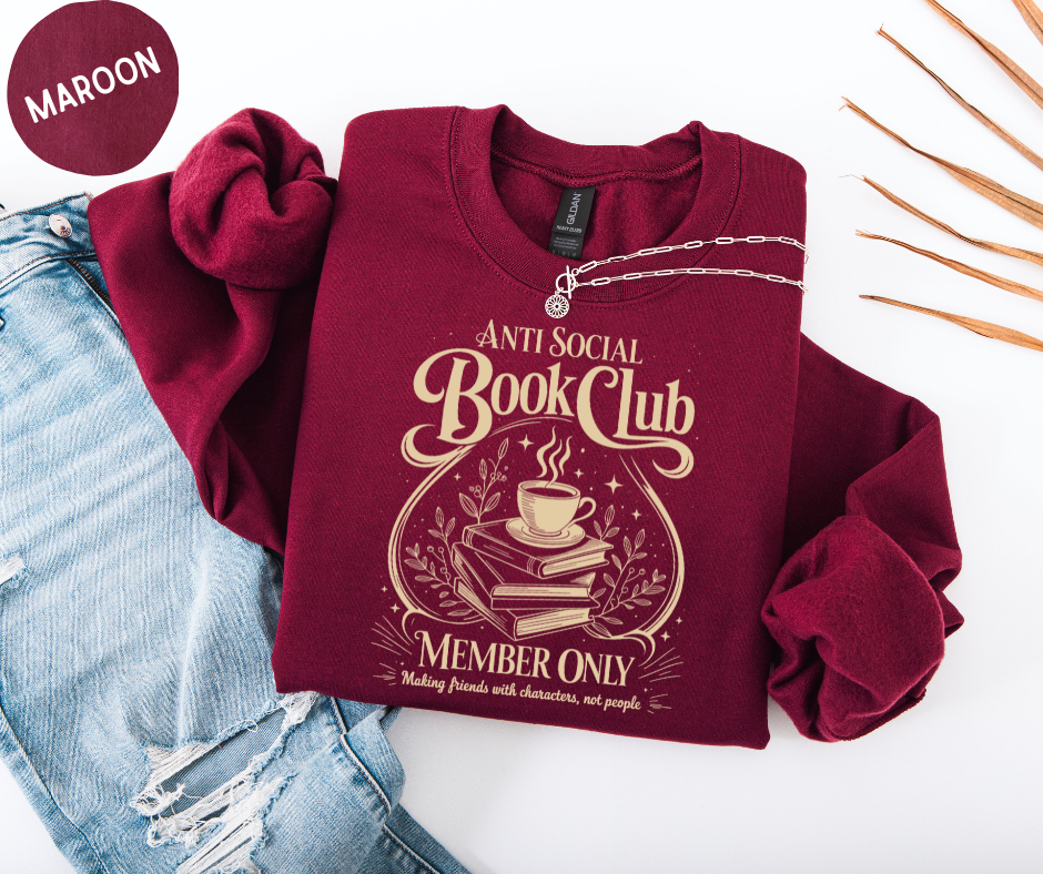 Antisocial Book Club Sweatshirt