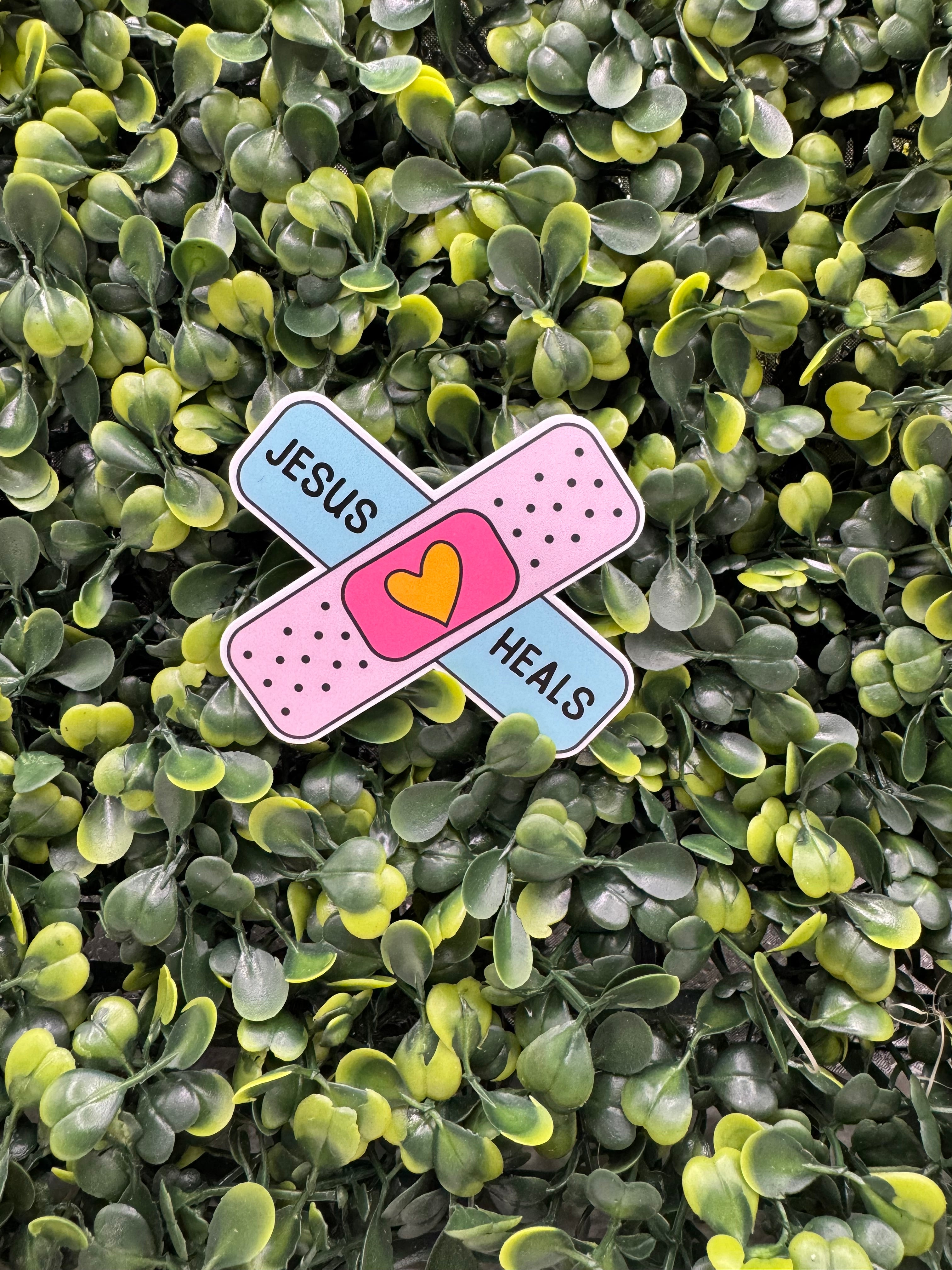 Jesus Heals Sticker