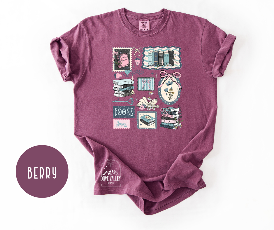 Bookish Stamp T-shirt