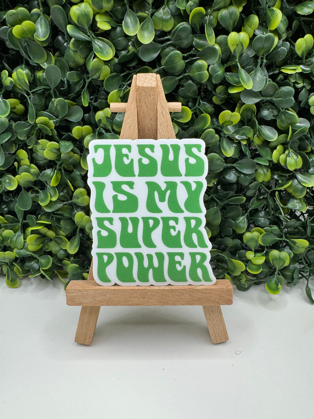 Jesus is My Superpower Sticker