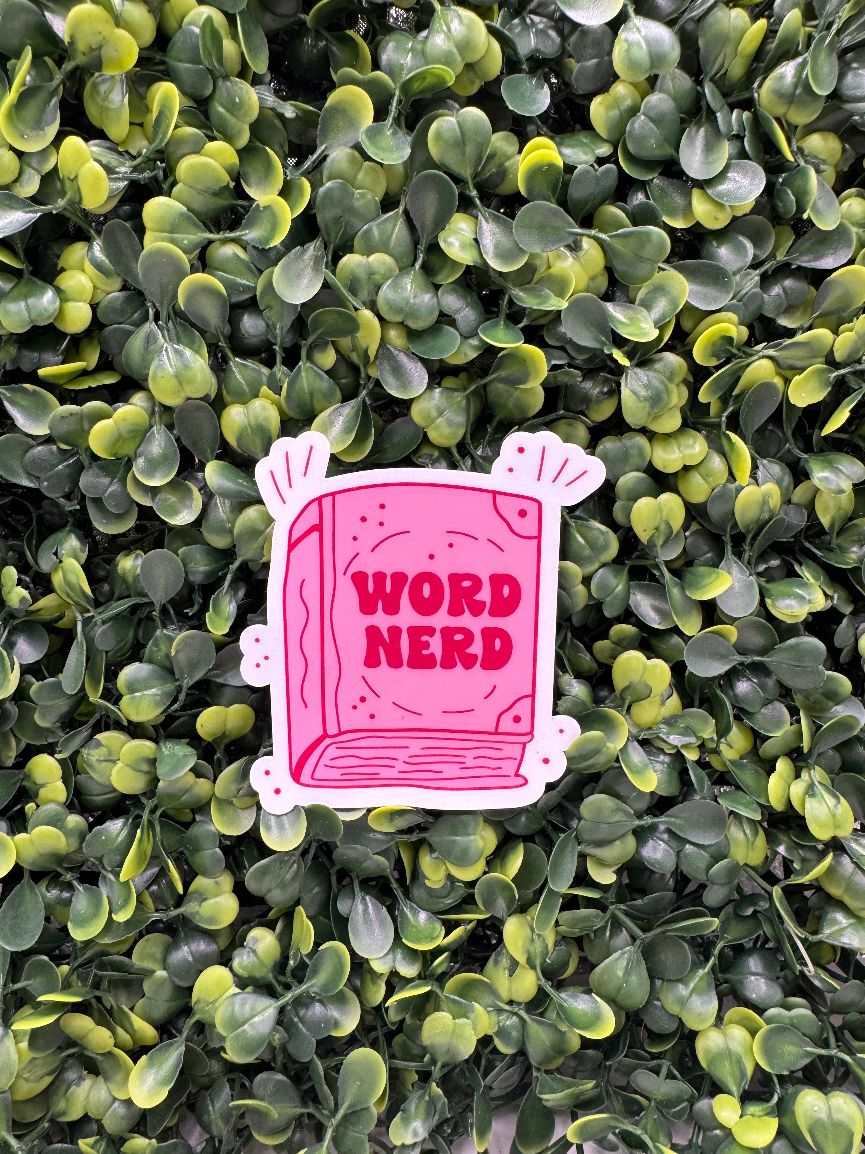 Word Nerd Sticker