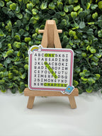 One More Chapter Wordsearch Sticker