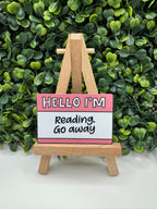 I'm Reading, Go Away Sticker