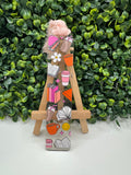 Pink & Orange Book Lover Bookmark
