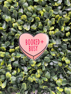 Booked & Busy Sticker