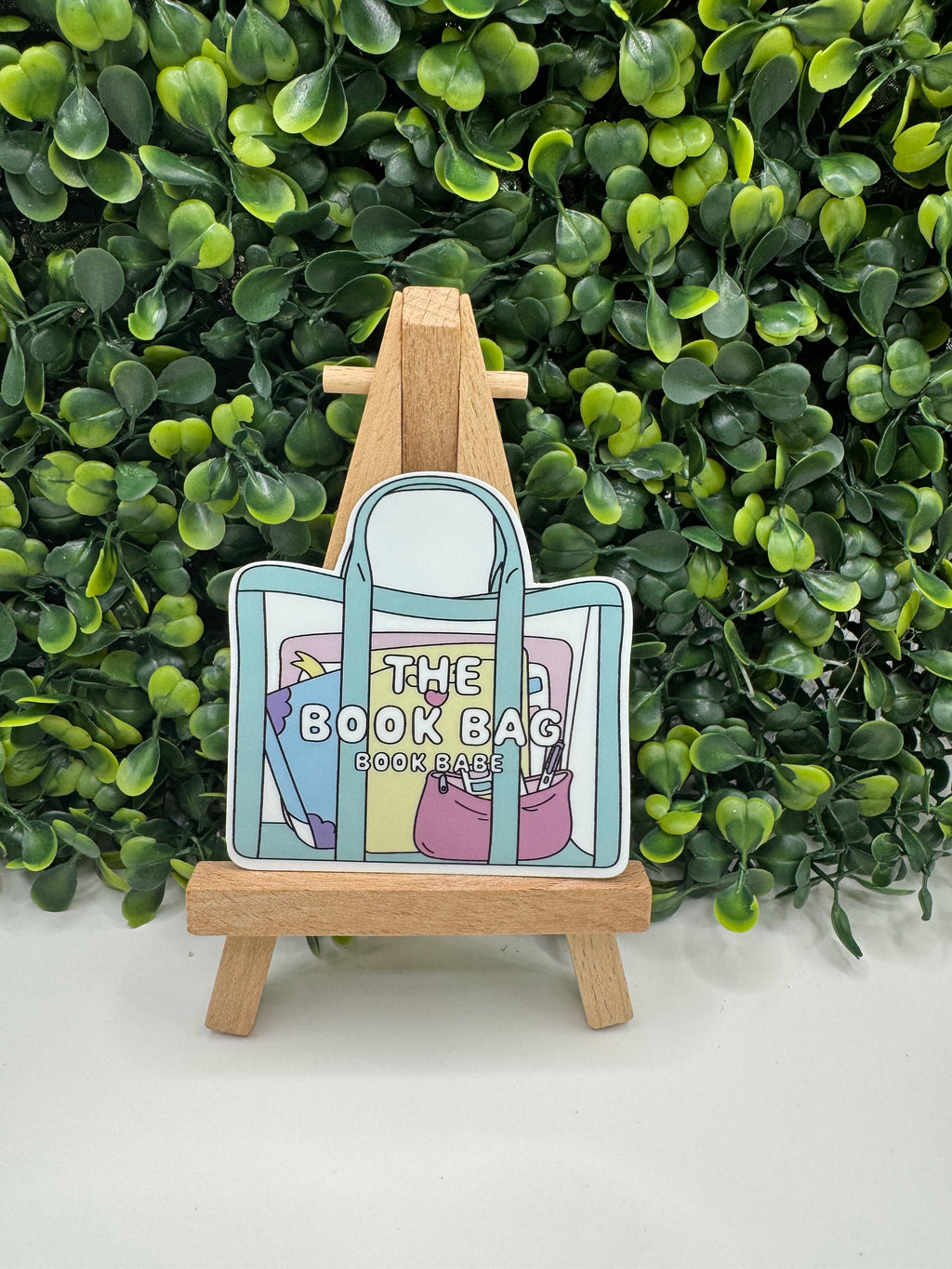 The Book Bag Tote Sticker