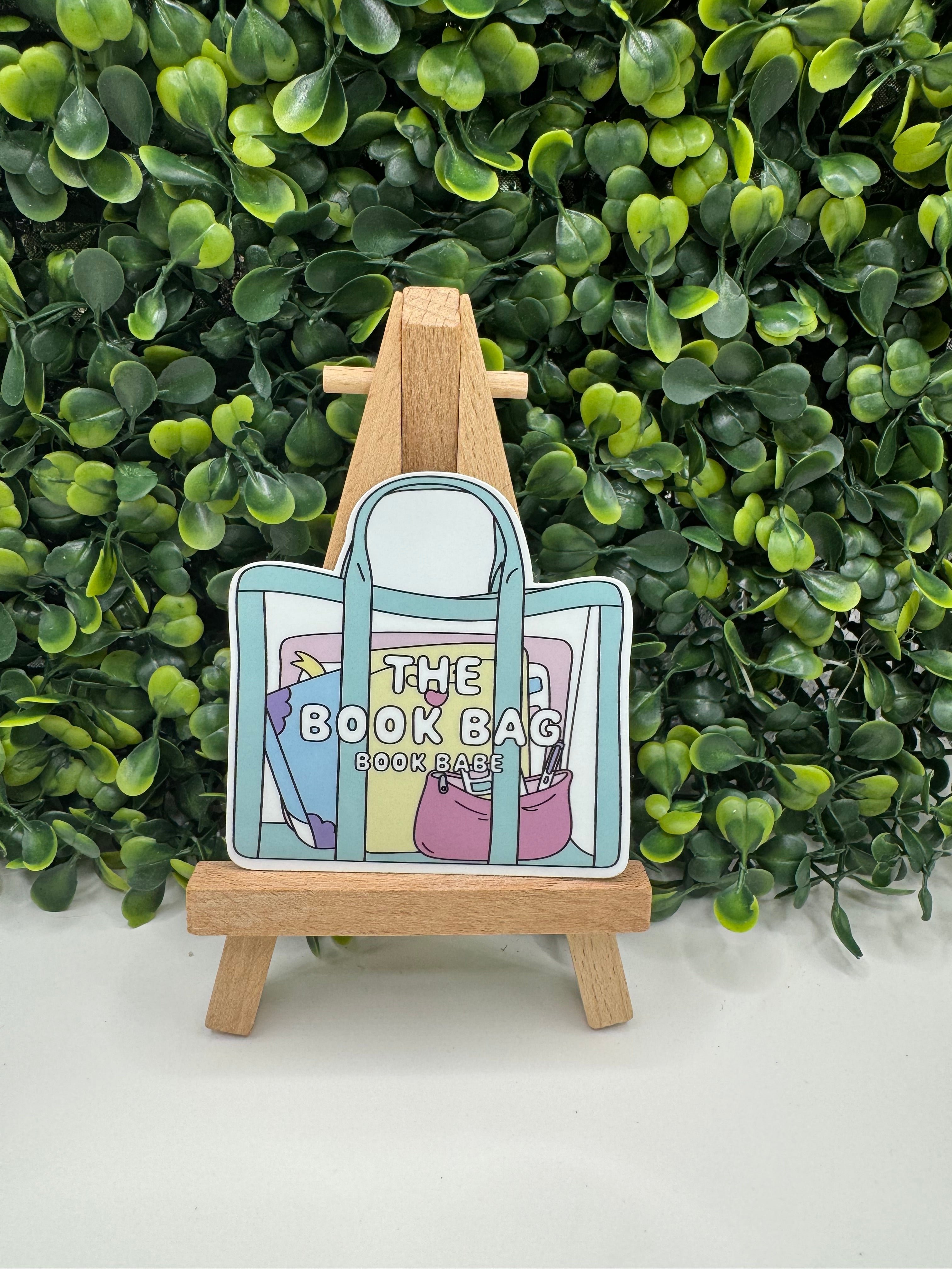 The Book Bag Tote Sticker