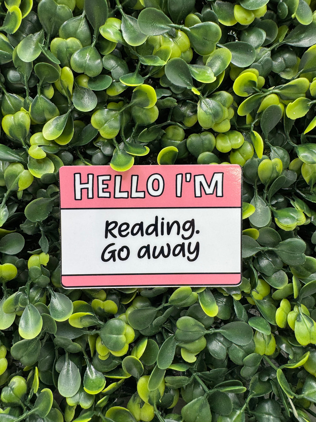 I'm Reading, Go Away Sticker