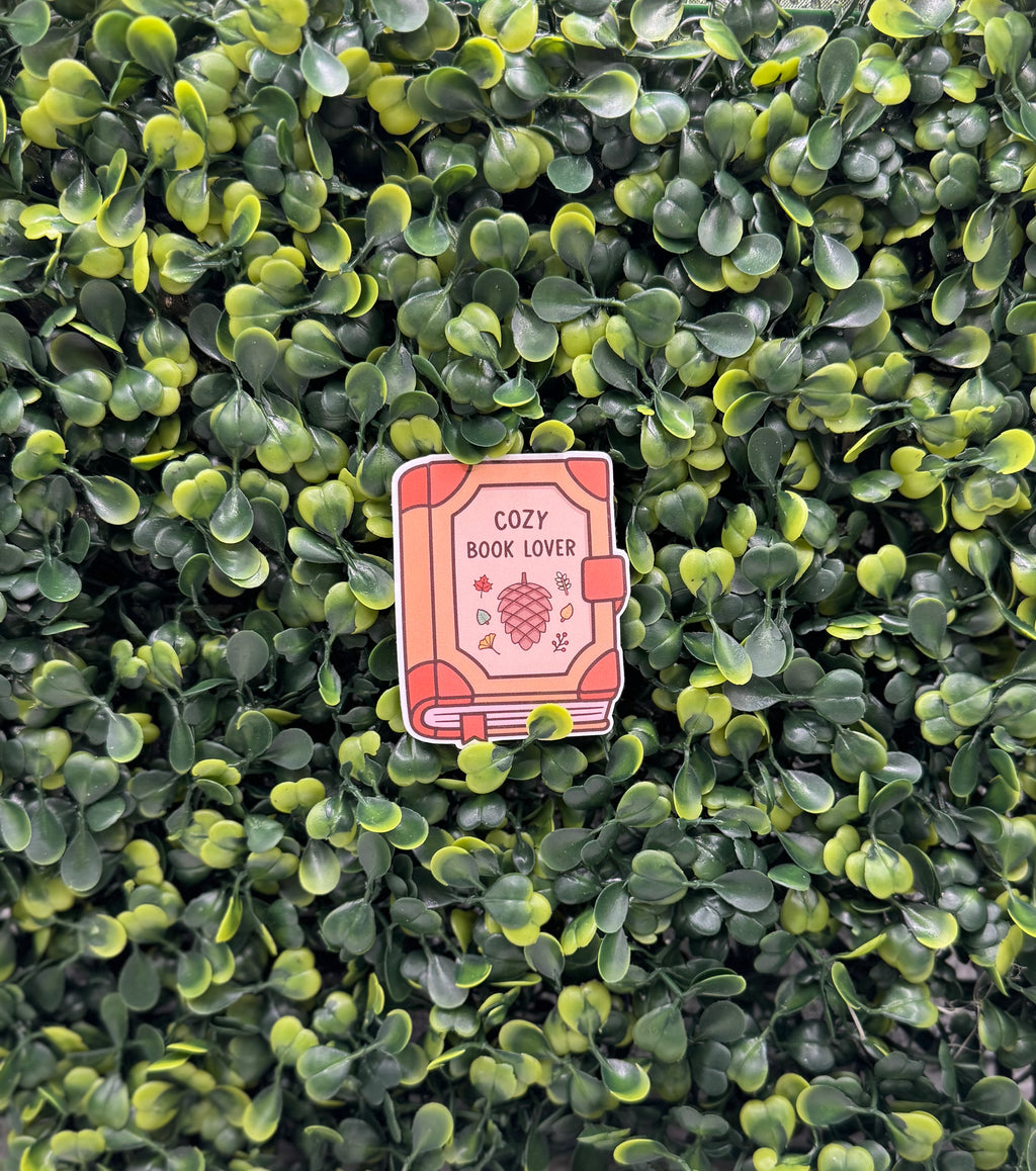 Cozy Book Lover Sticker