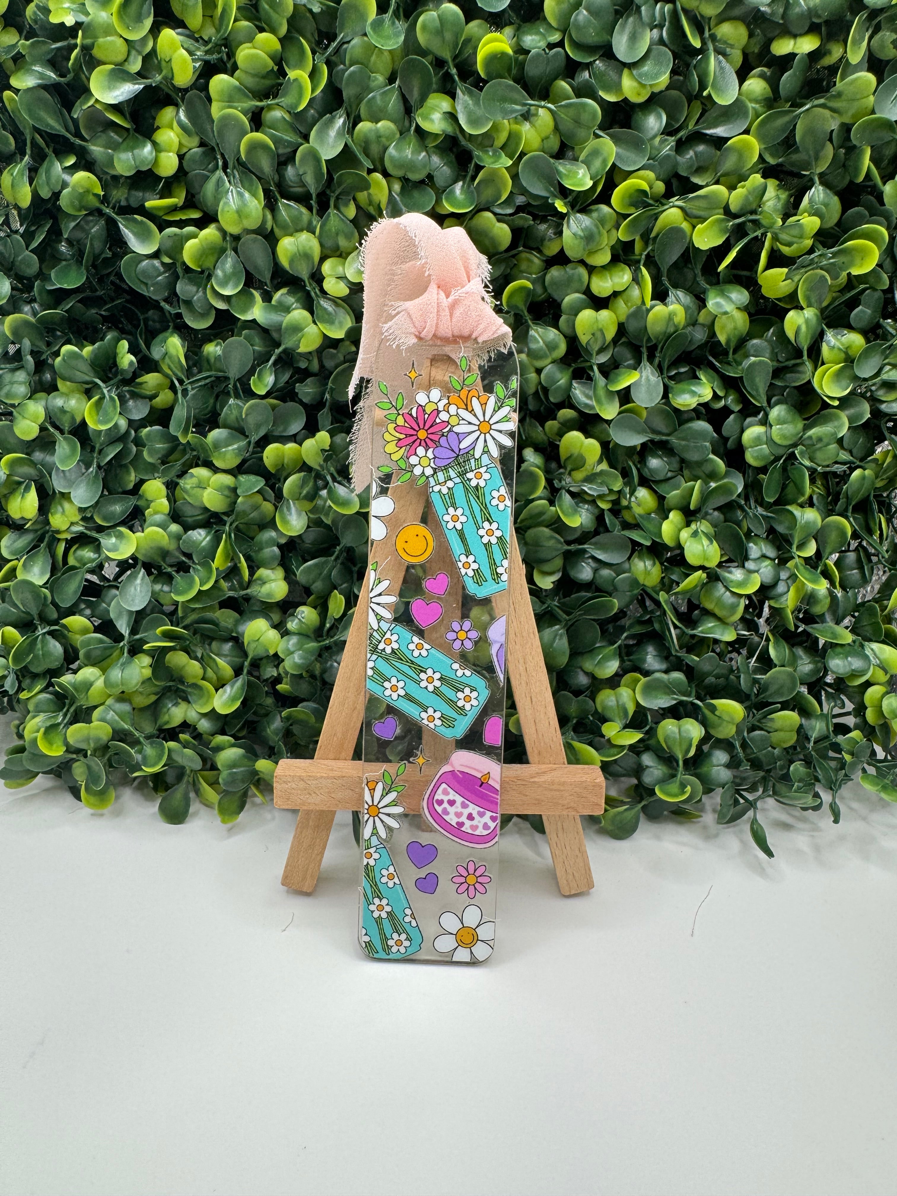 Floral Candle Bookmark