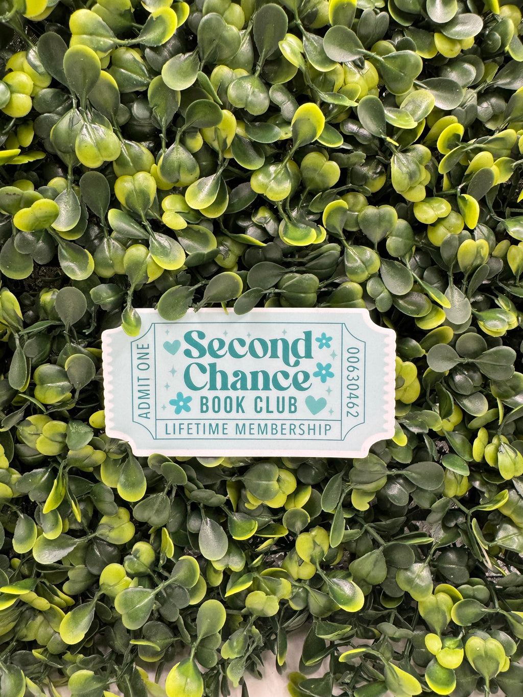 Second Chance Ticket Sticker