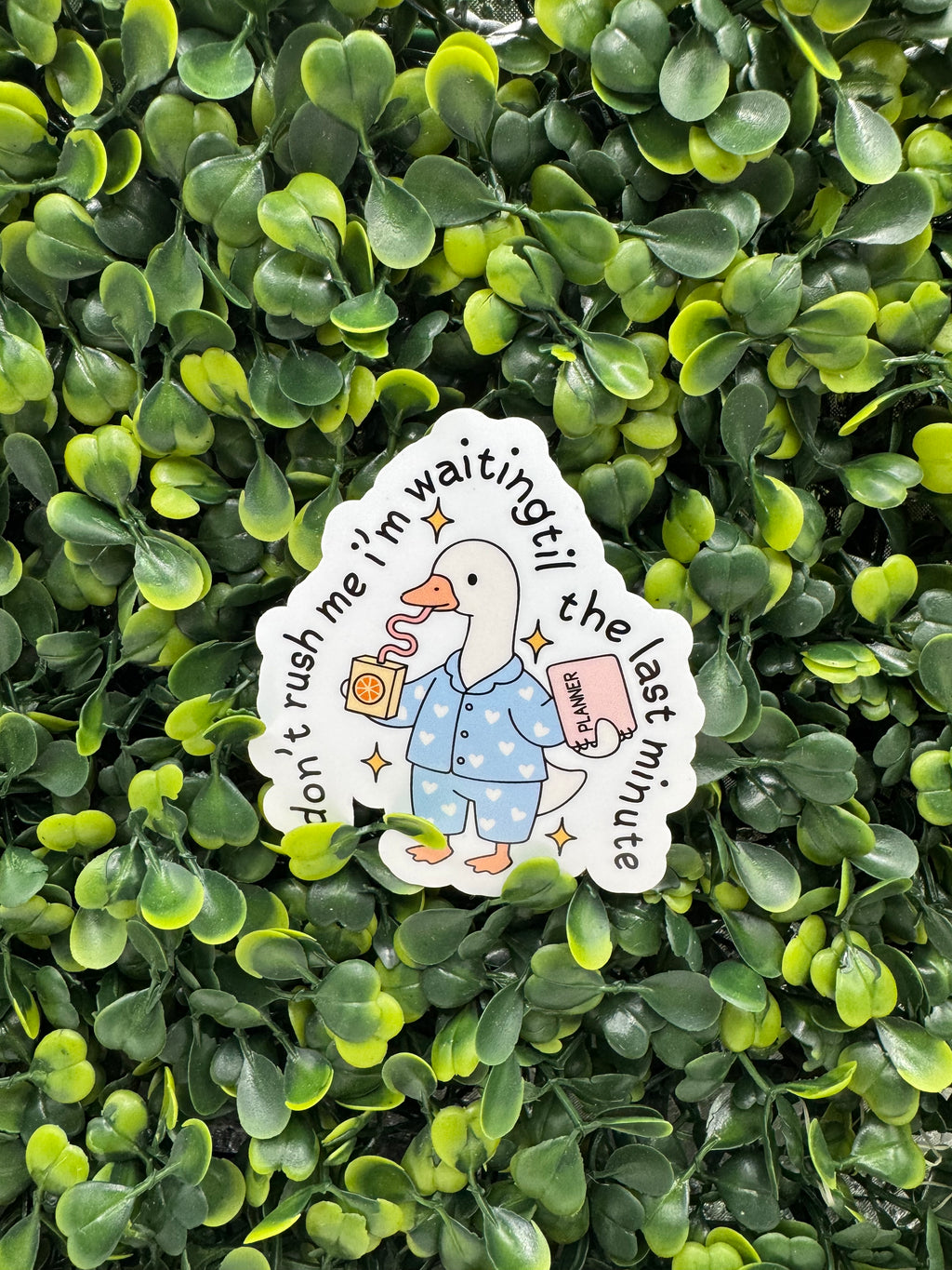 Last Minute Goose Sticker