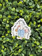 Last Minute Goose Sticker