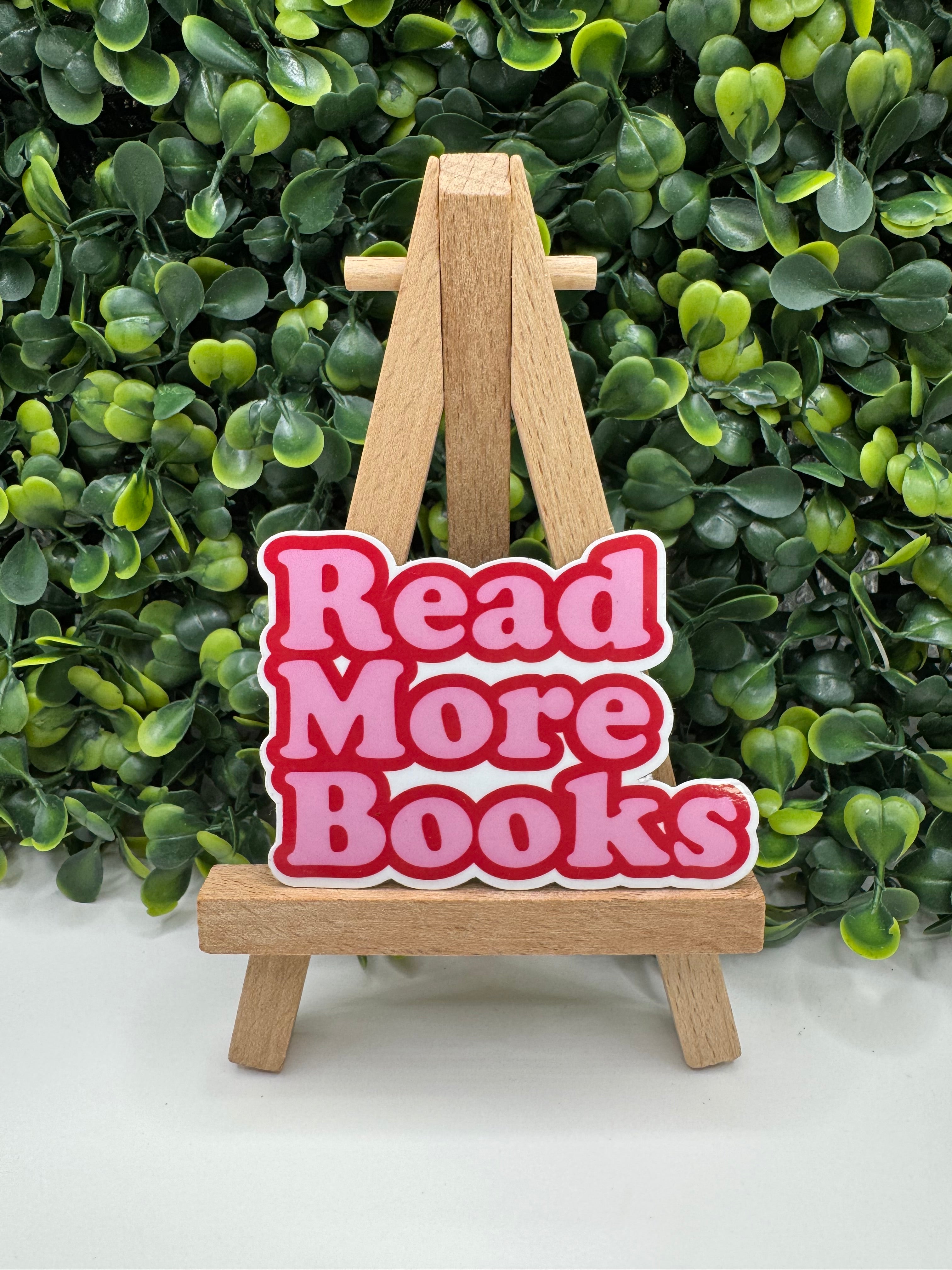 Read More Books Pink Sticker
