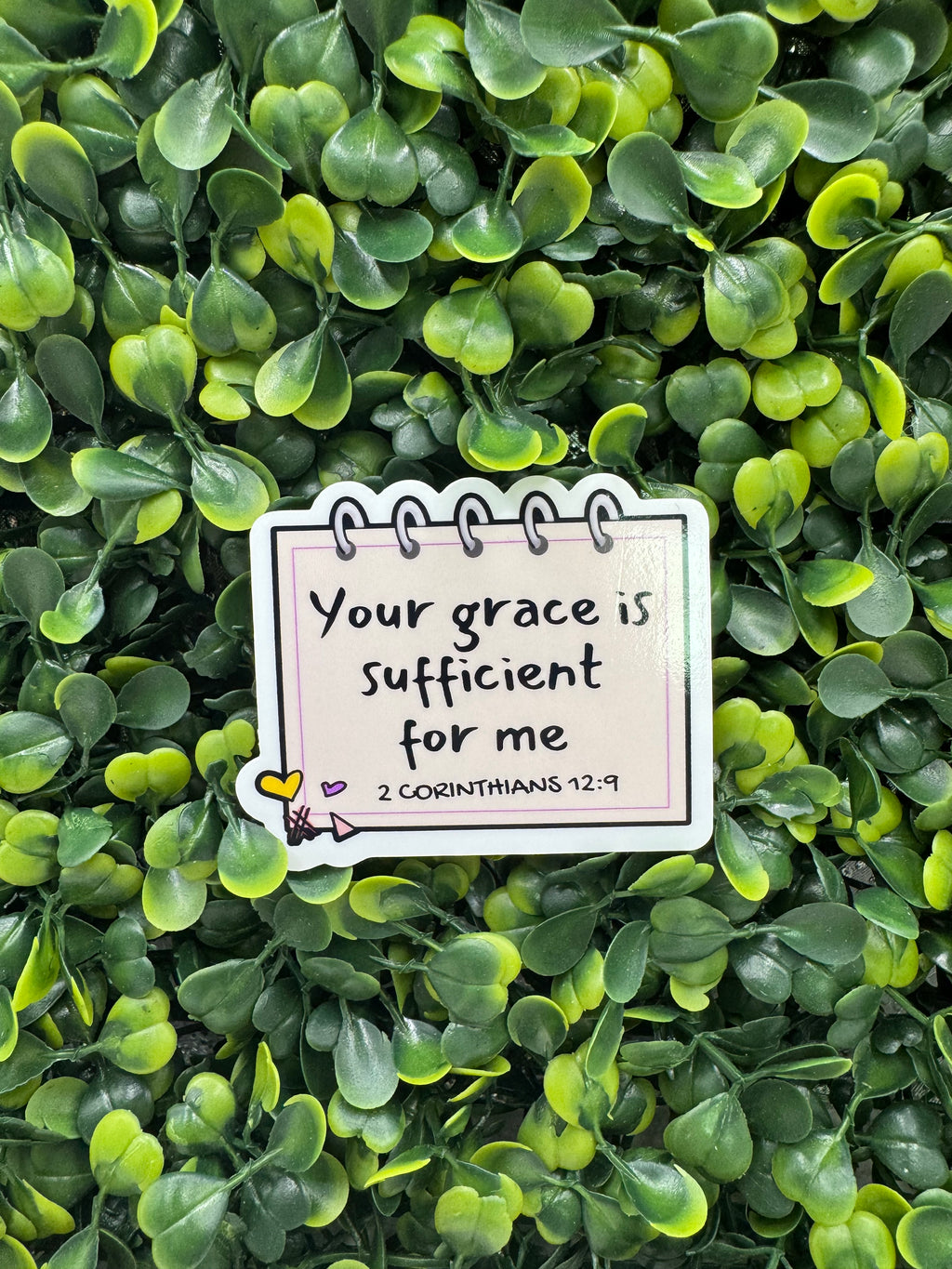 2 Corinthians 12:9 Sticker