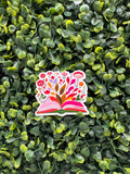 Floral Book Sticker