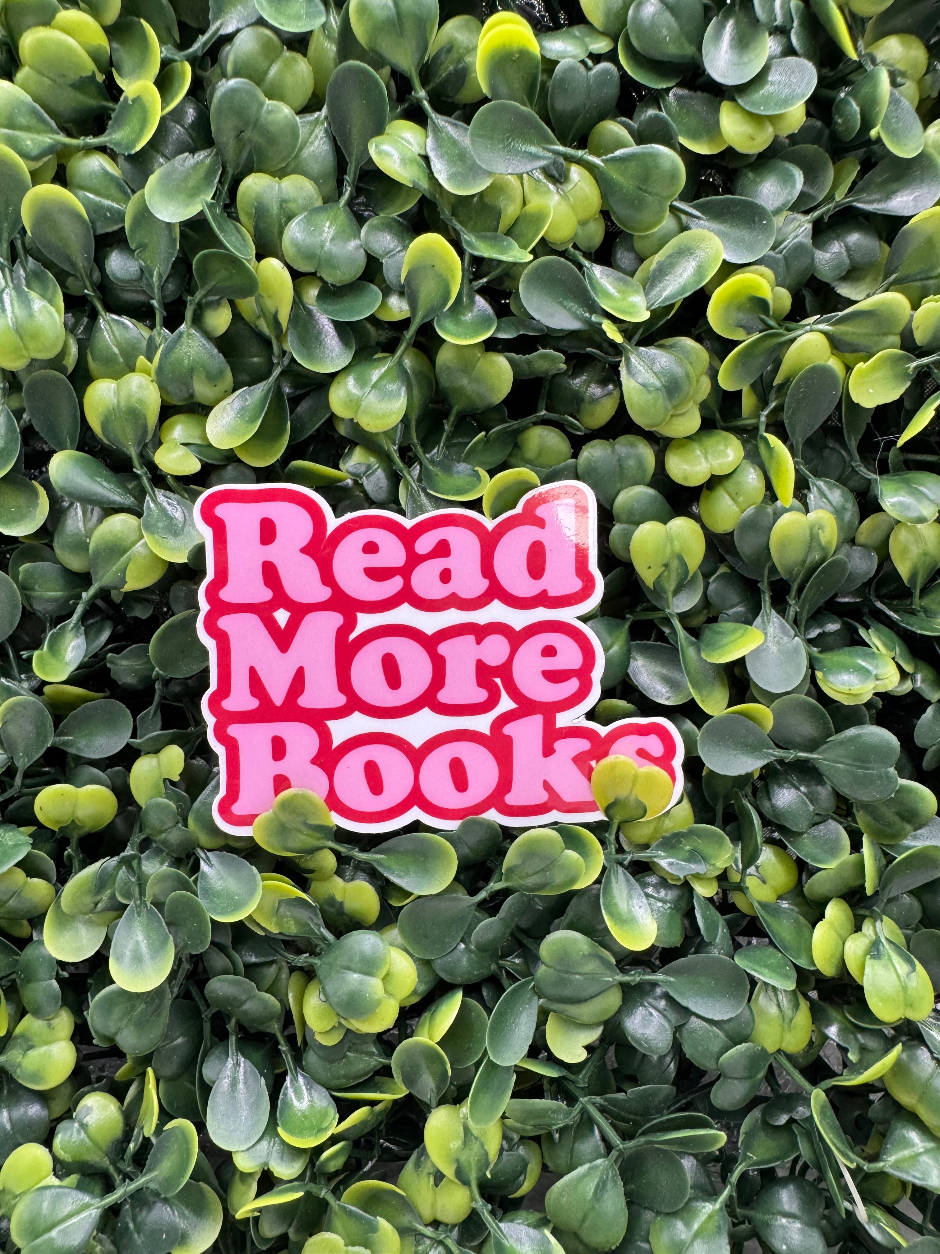 Read More Books Pink Sticker
