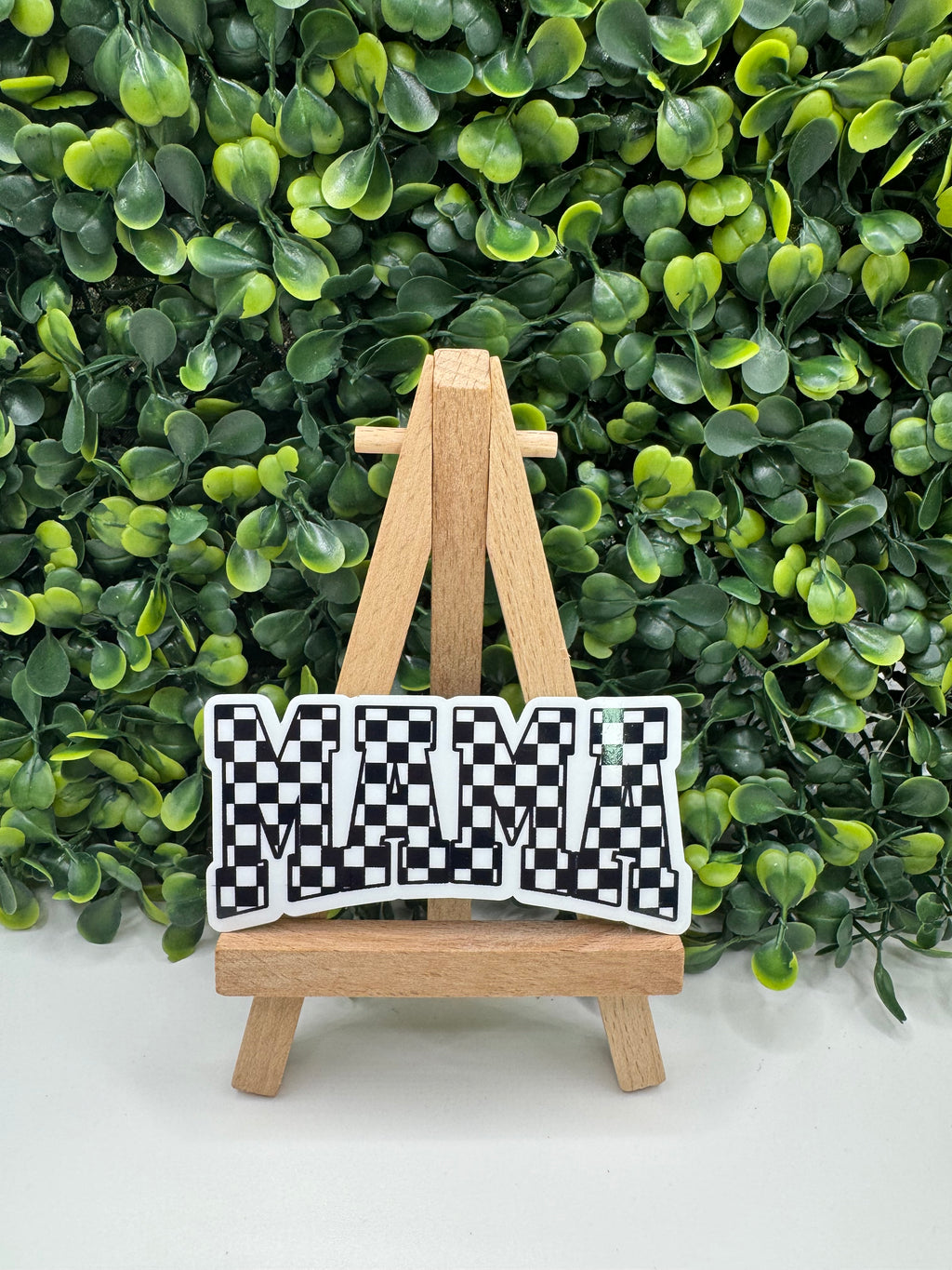 Checkered MAMA Sticker