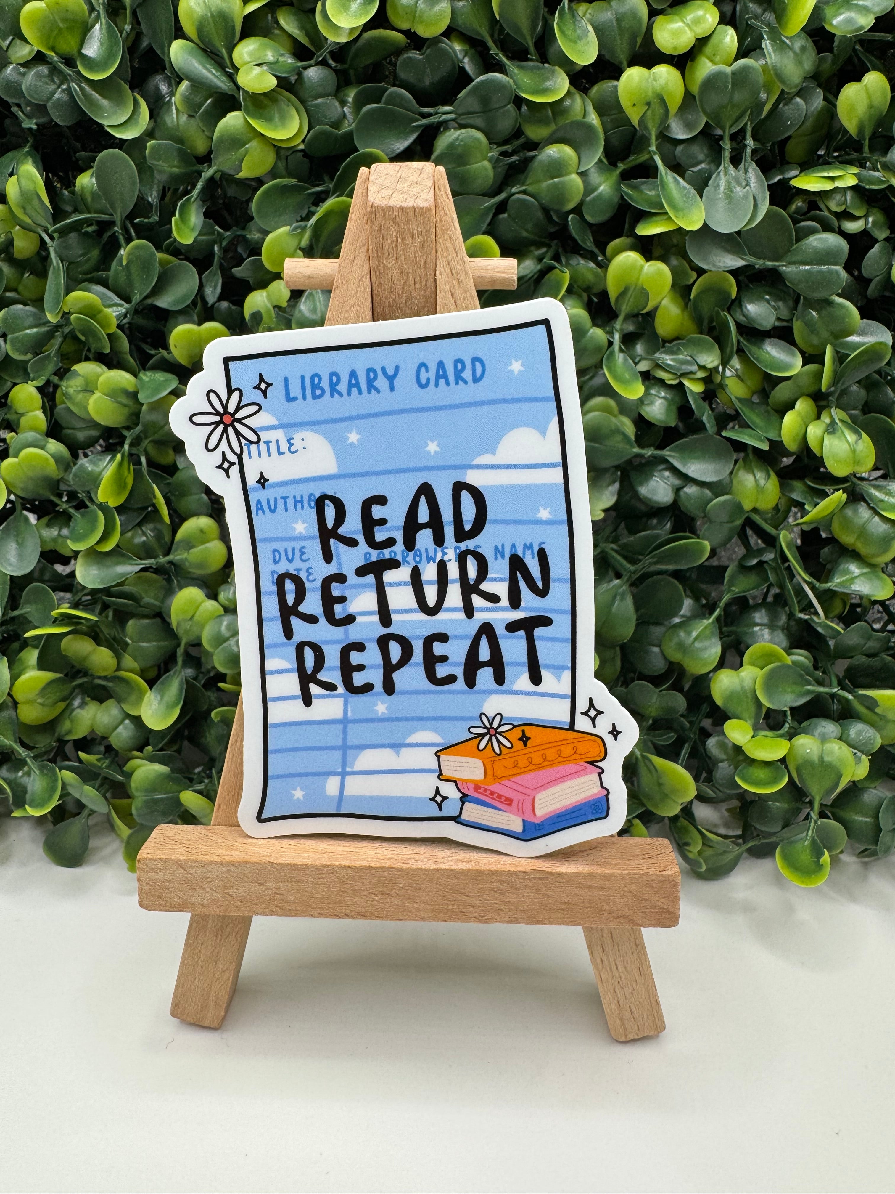 Read Return Repeat Sticker