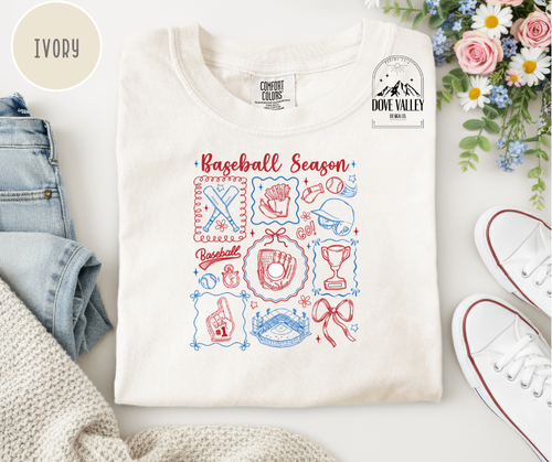 Baseball Season Stamps T-shirt