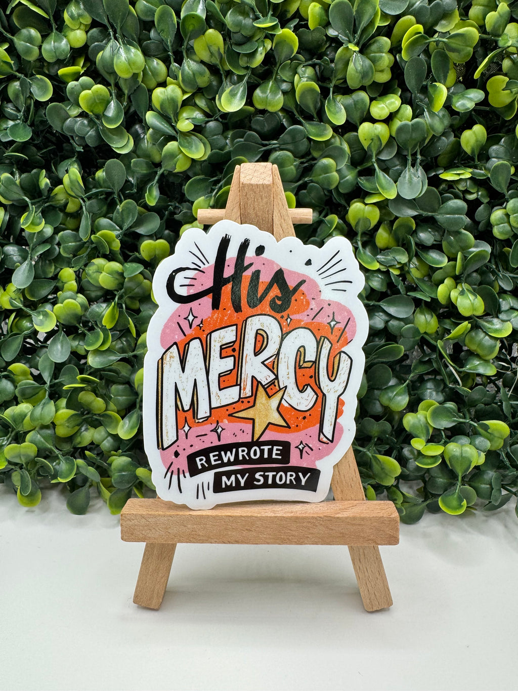 His Mercy Sticker
