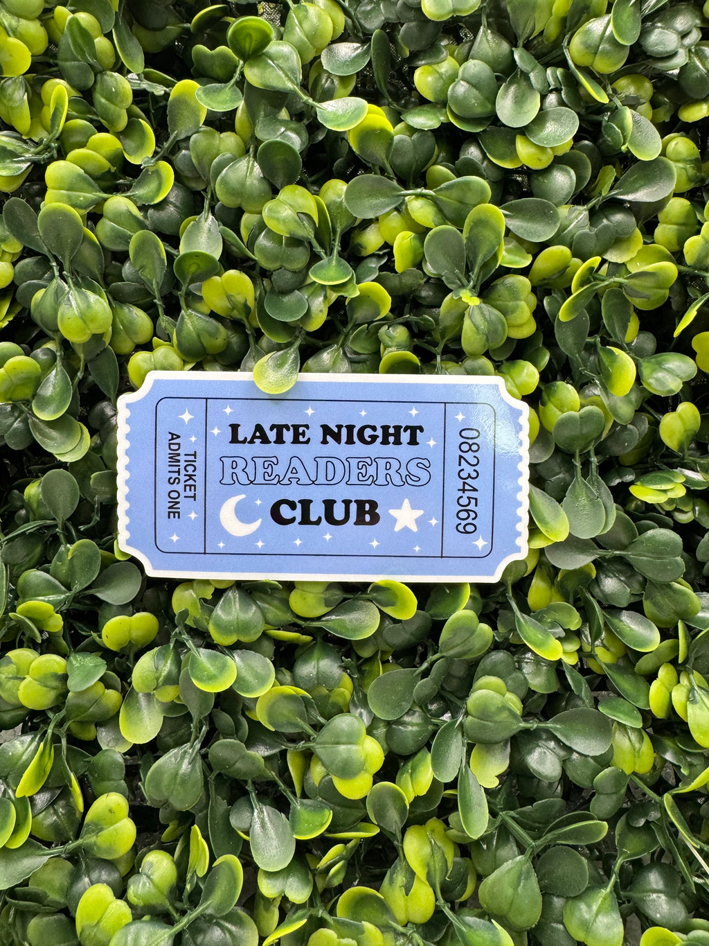 Late Night Readers Club Sticker