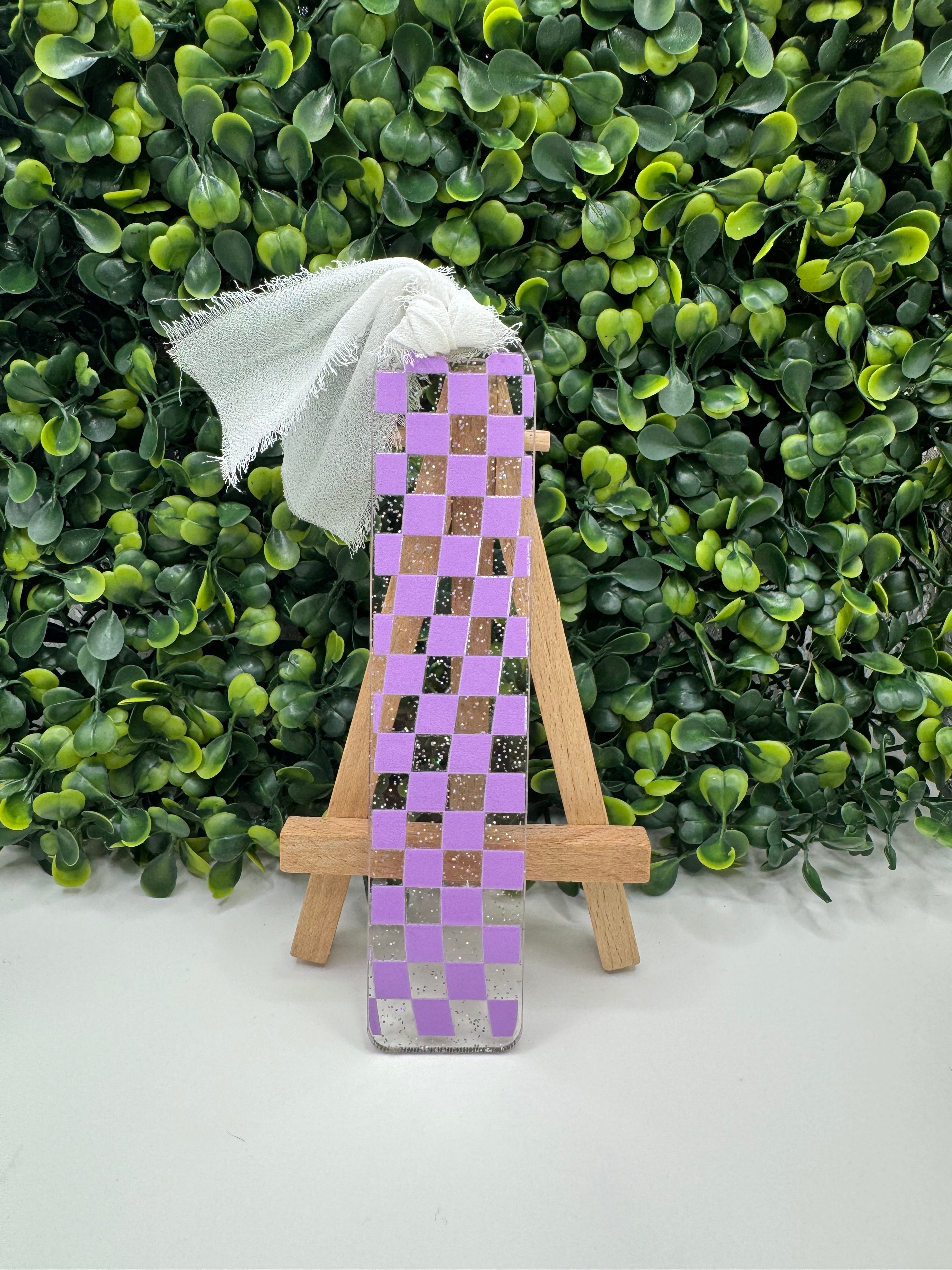 Checkered Bookmark