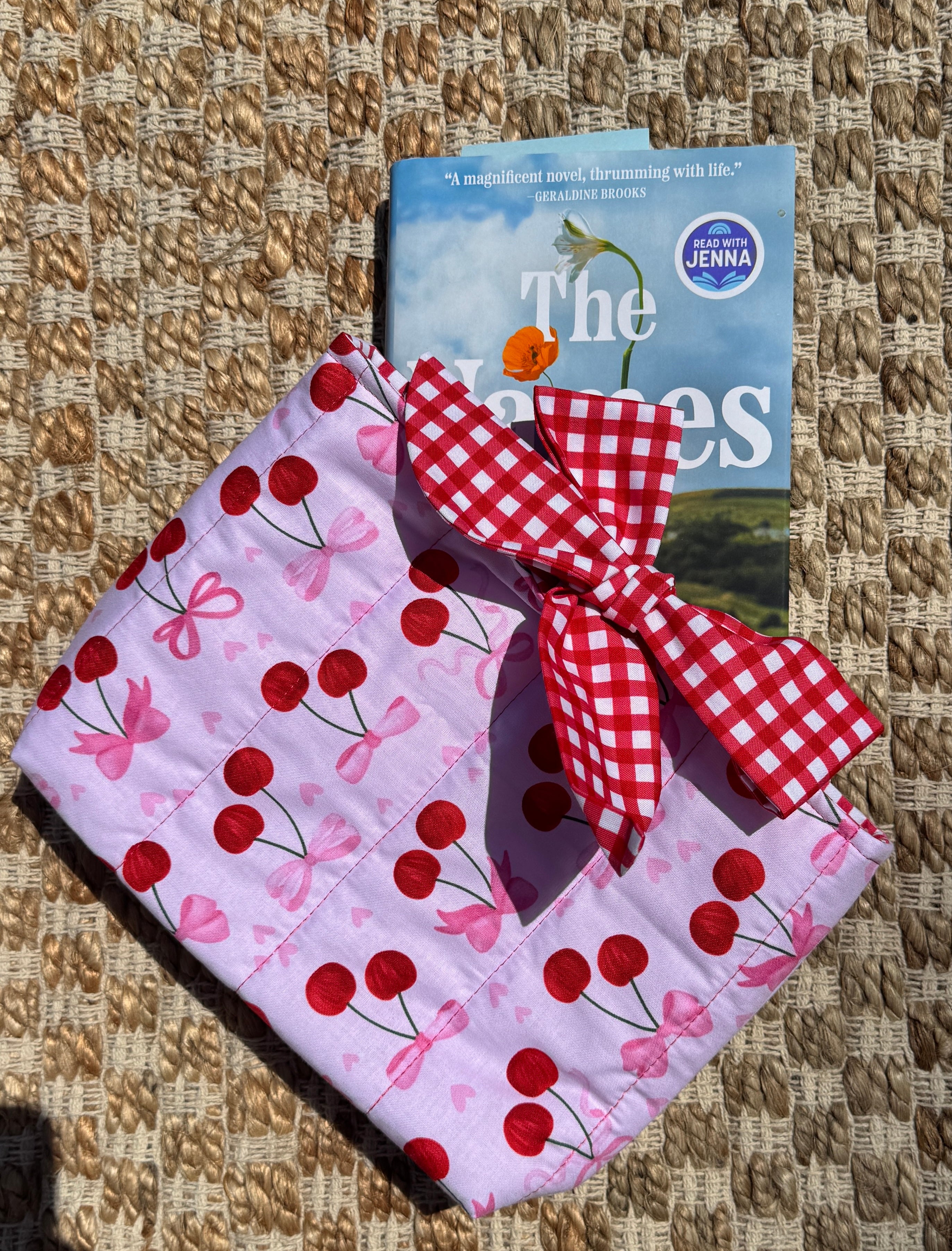 Cherry & Red Gingham Sleeve