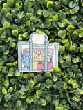 The Book Bag Tote Sticker