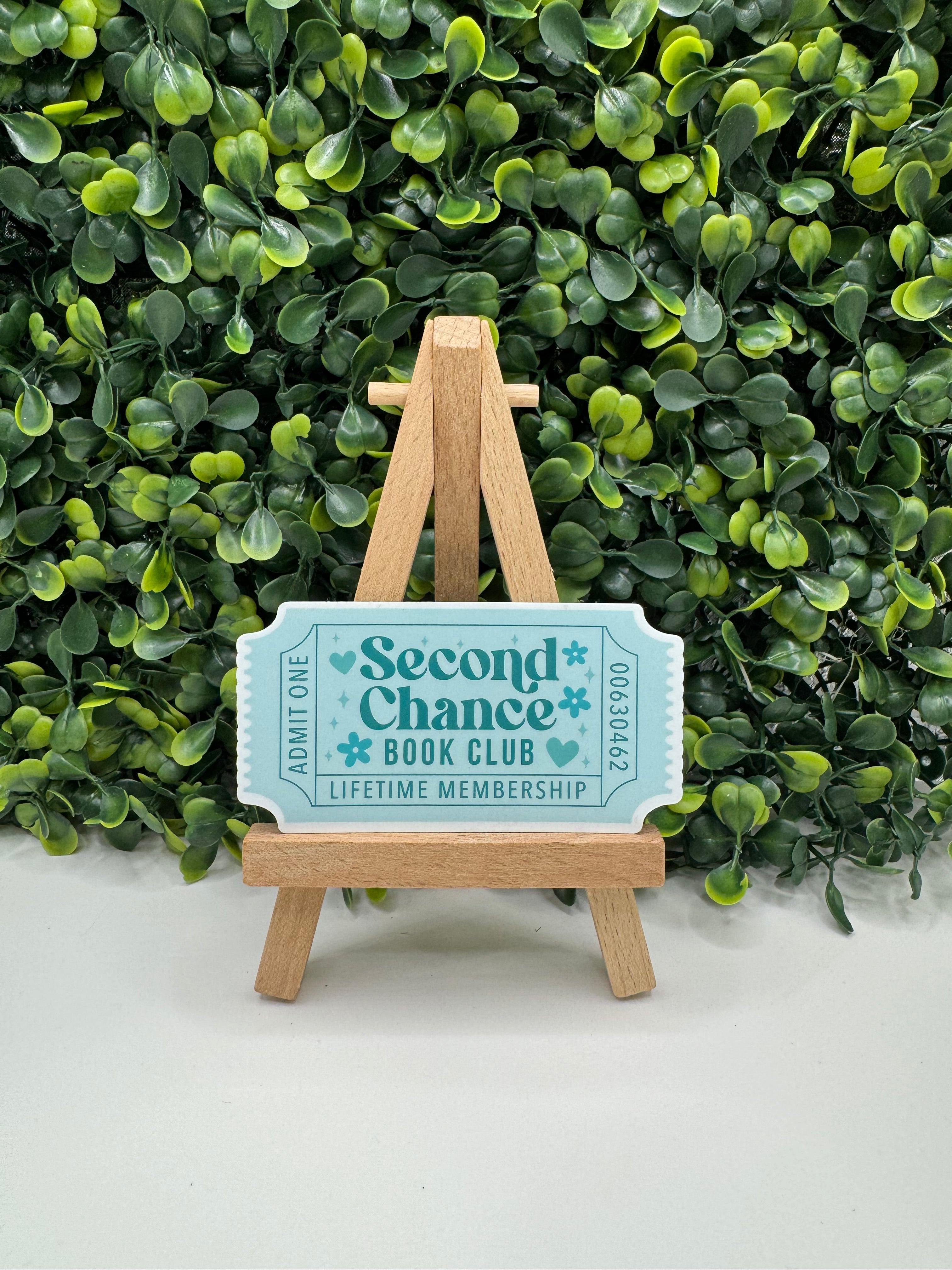 Second Chance Ticket Sticker