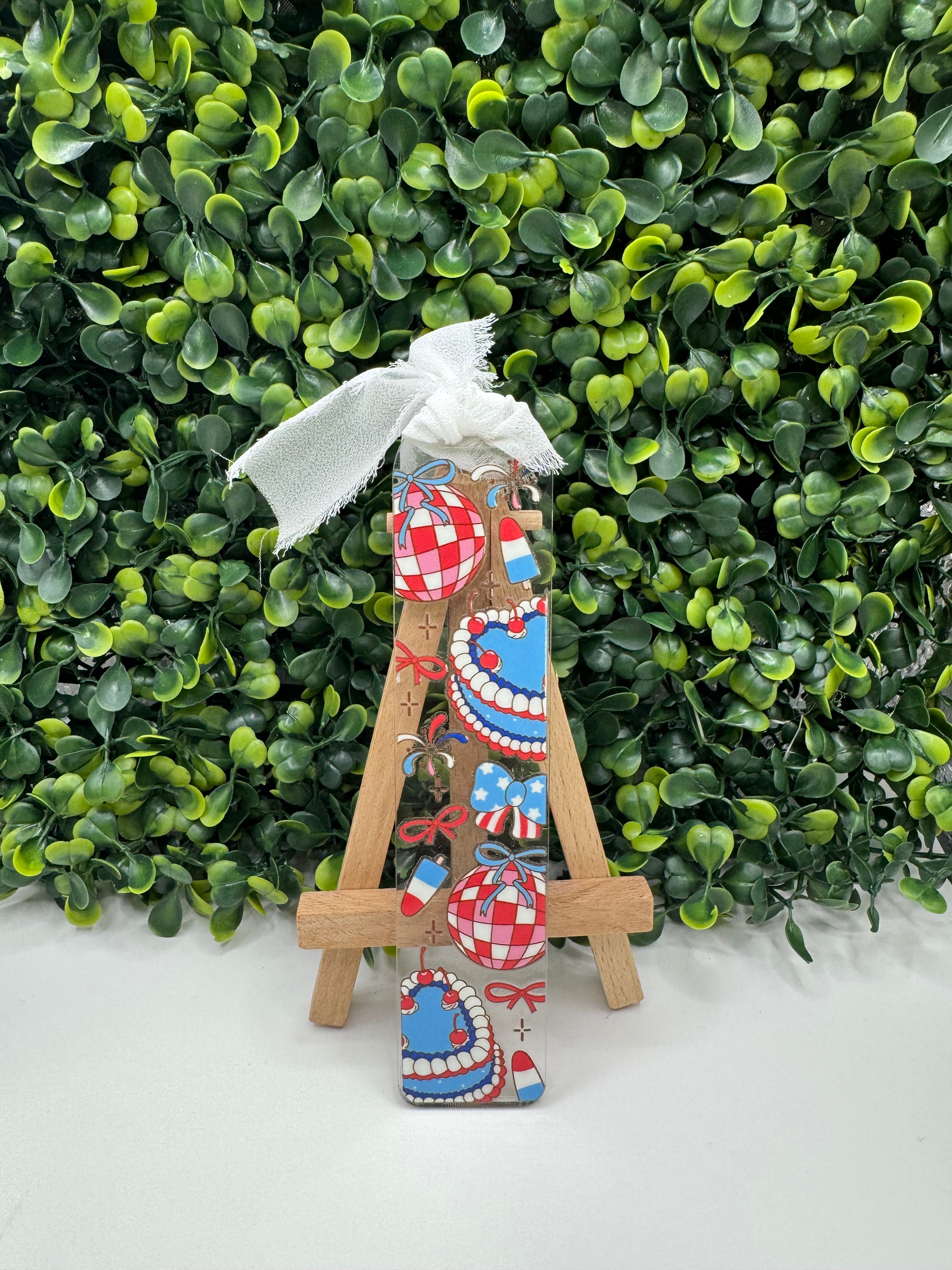 Red White & Blue Bookmark