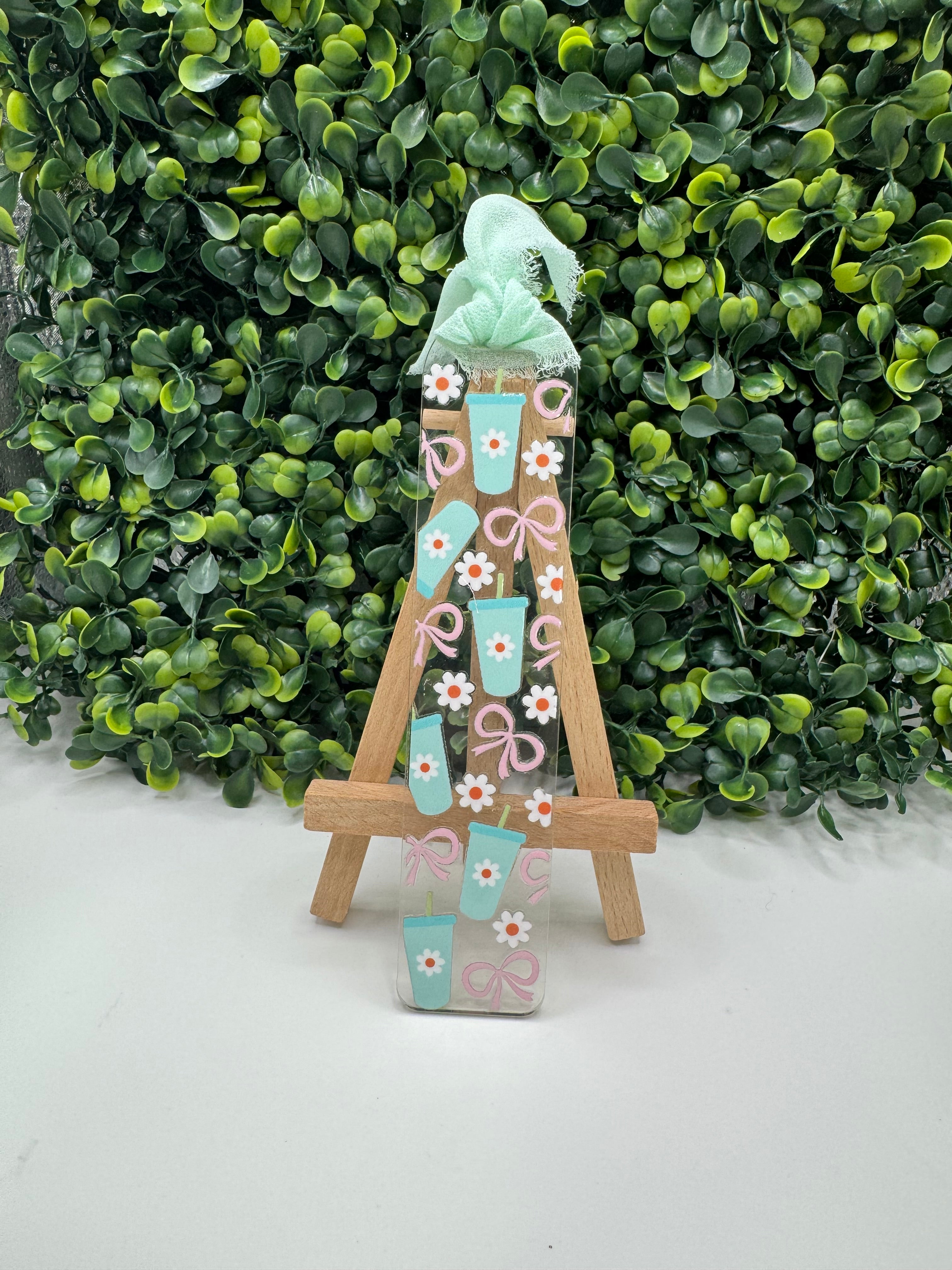 Girly Bow Tumbler Bookmark