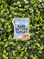 Read Return Repeat Sticker