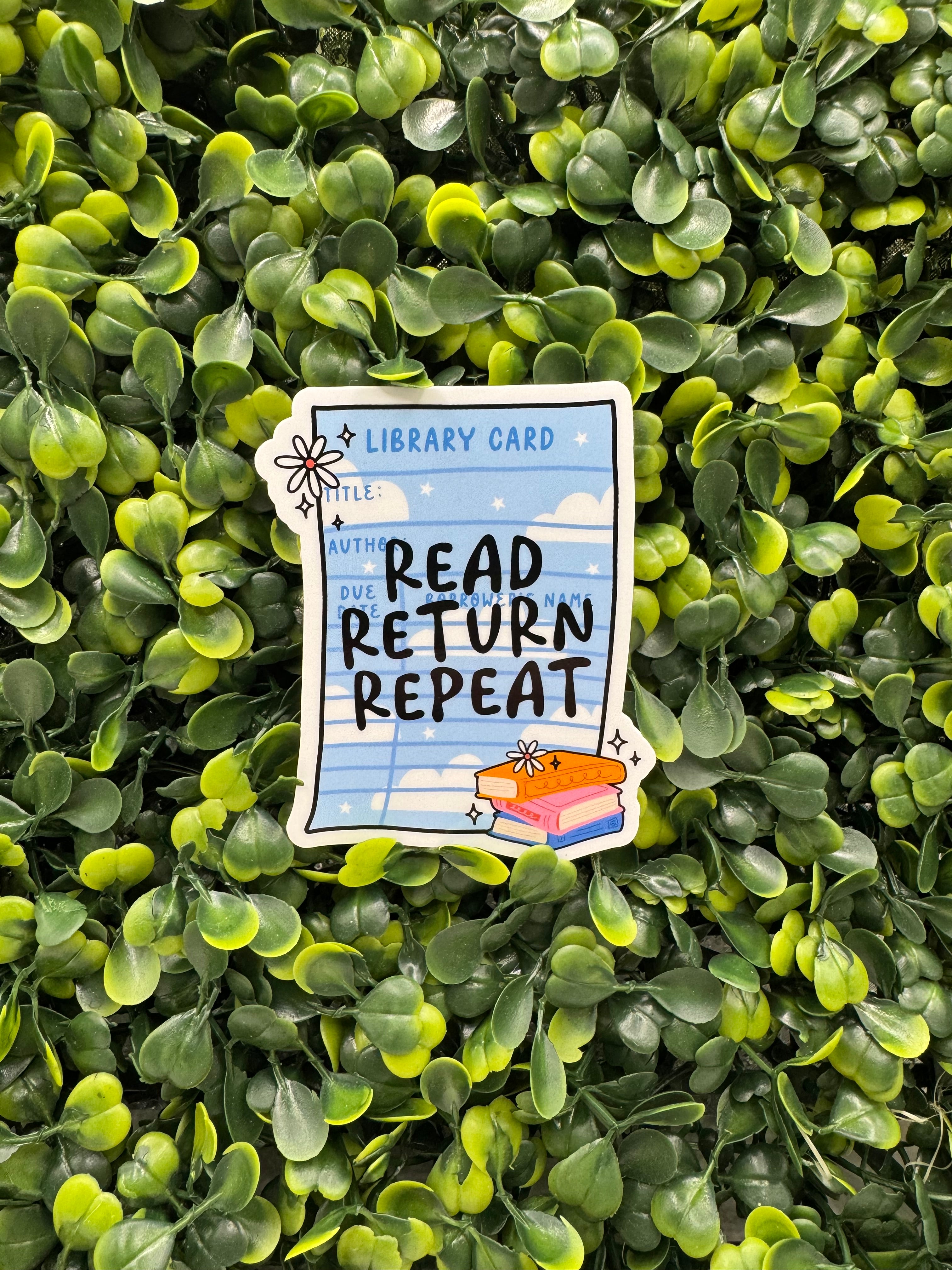 Read Return Repeat Sticker