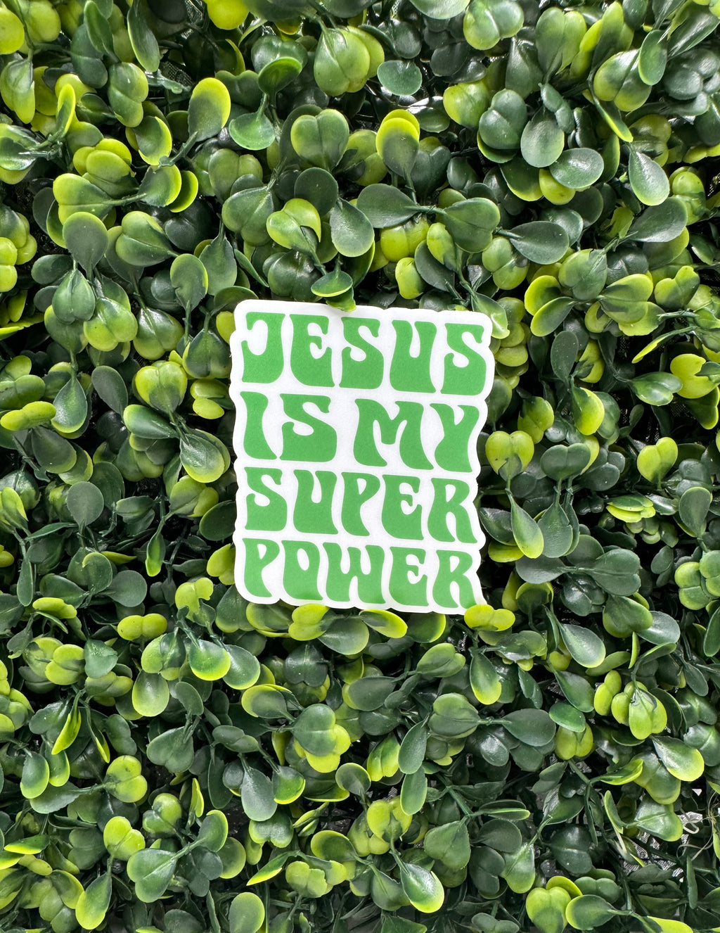 Jesus is My Superpower Sticker